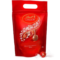 Lindor Milk Chocolate Truffles Bag 1kg